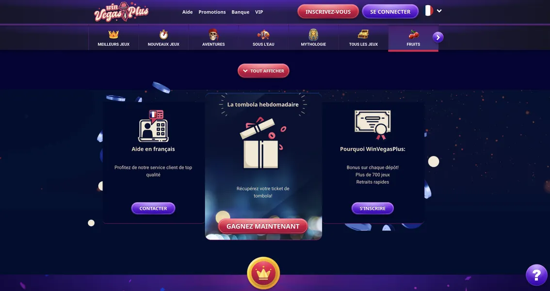 Vegas Plus Casino en ligne : un site sécurisé pour jouer Vegas Plus Casino en ligne est un site sécurisé