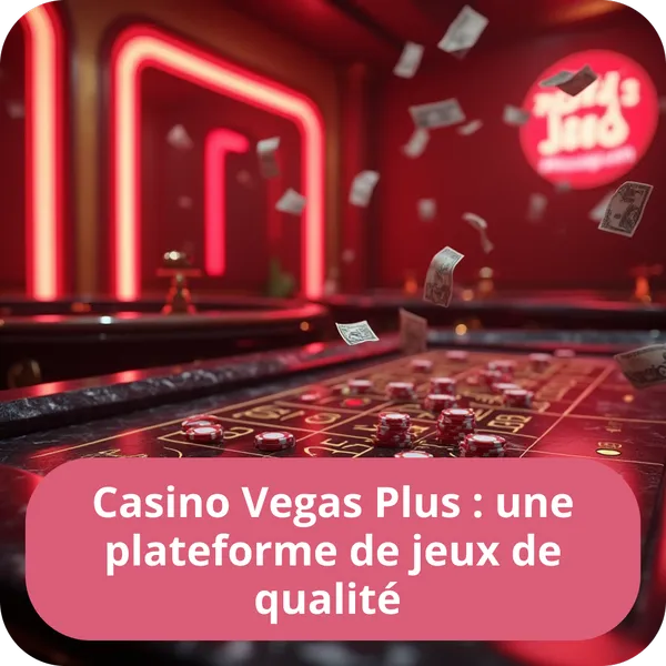 Explorez la plateforme de jeux de haute qualité offerte par le Casino Vegas Plus Casino Vegas Plus : une plateforme de jeux de qualité